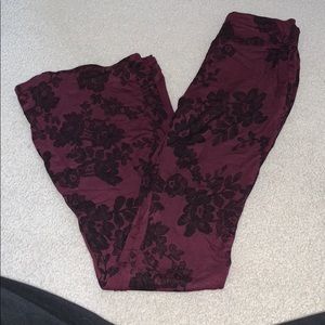 tight pants , bell bottom pants